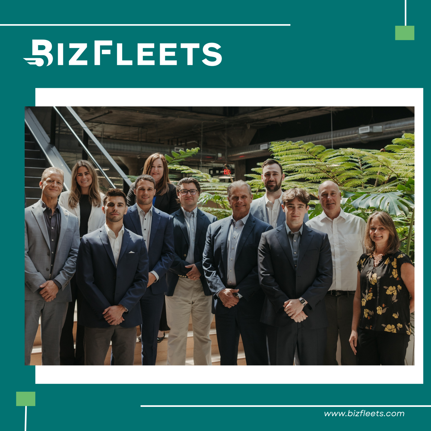 picture of 12 people from BizFleets team